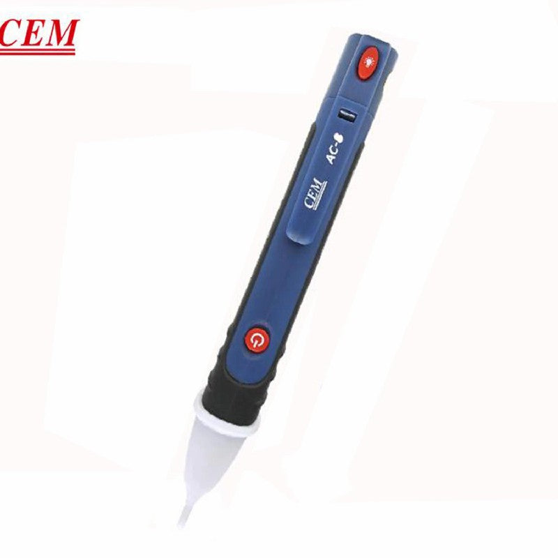 CEM AC-8AC-10 Non Contact Test Pen Electronic Test Pen Inductive Test Penwith Self-Test Function LED AC Voltage Tester CEM AC-8AC-10 Non Contact Test Pen Electronic Test Pen Inductive Test Penwith Self-Test Function LED AC Voltage Tester